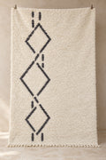 Handmade Beni Ourain rug model 01, full view
