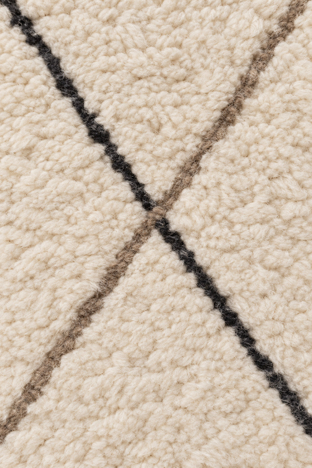 Wool texture of Beni Ourain rug model 02