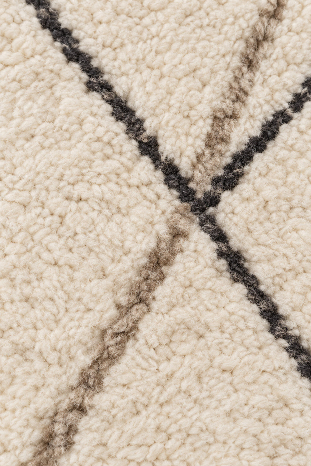 Wool texture of Beni Ourain rug model 07