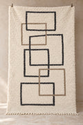 Handmade Beni Ourain rug model 08, full view