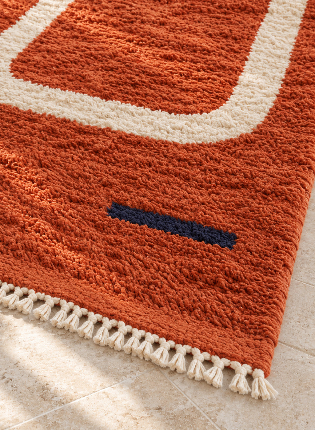 Fringe of Beni Ourain rug model BWO-05