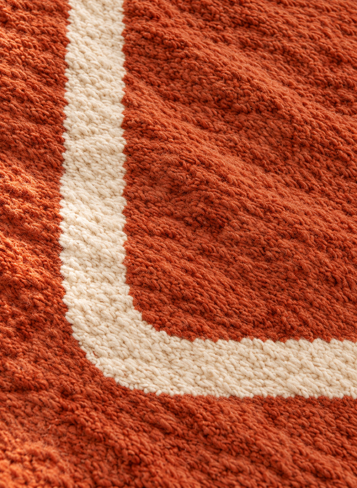 Wool texture of Beni Ourain rug model BWO-05