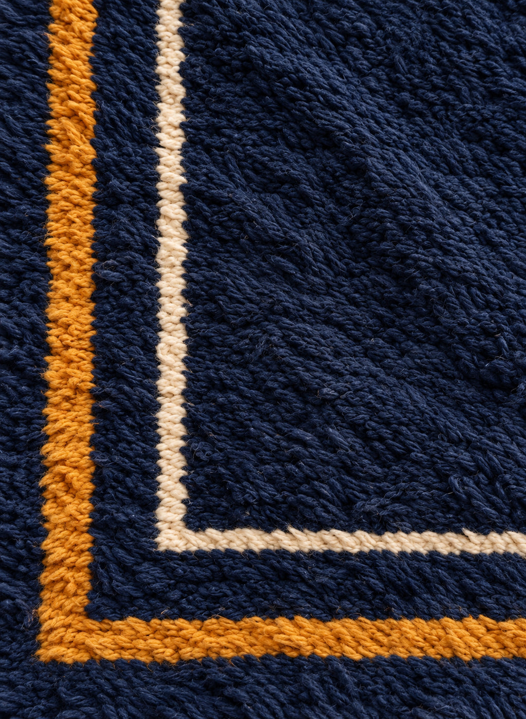 Wool texture of Beni Ourain rug model BWO-06