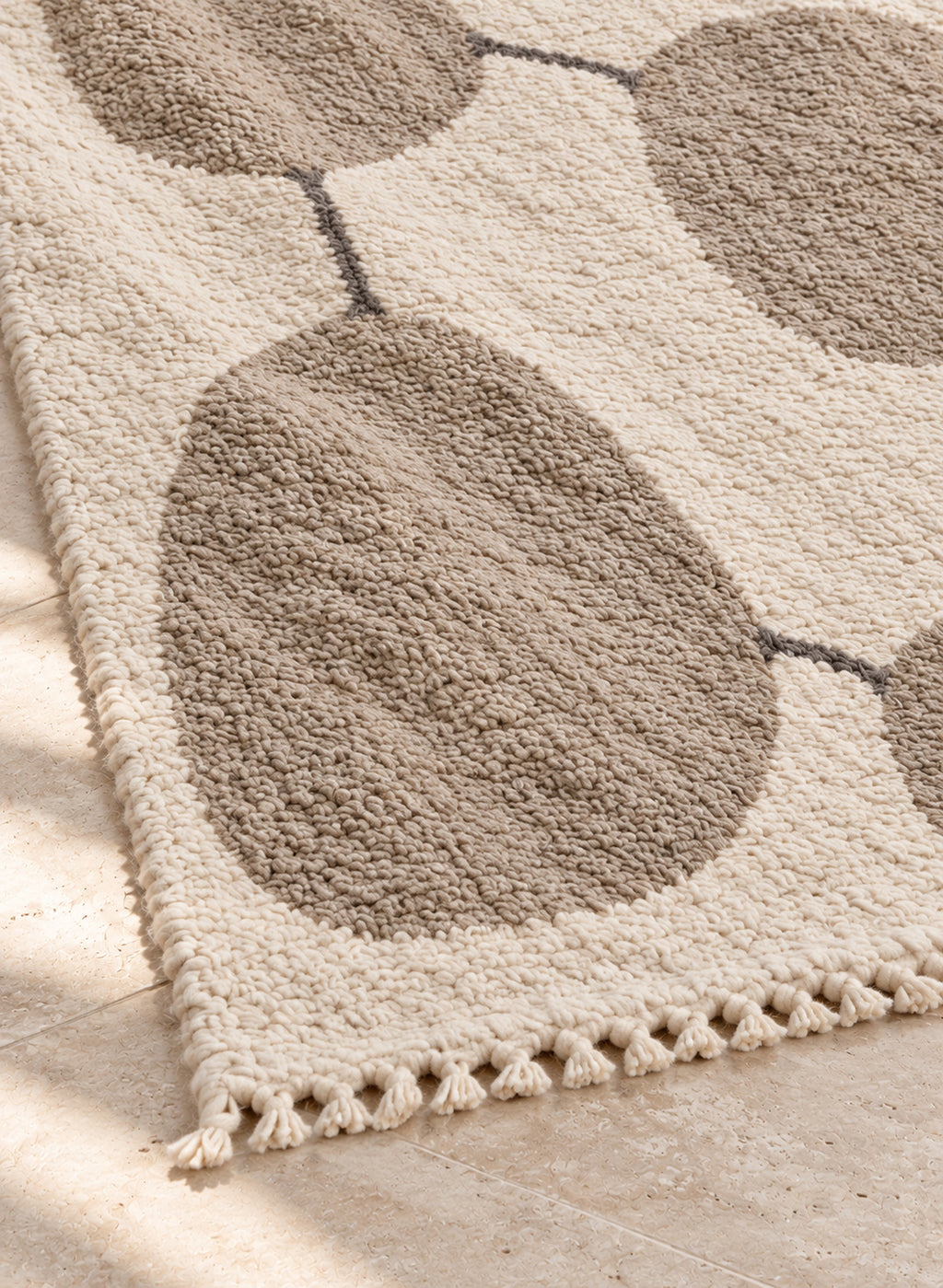 Fringe of Beni Ourain rug model BWO-10