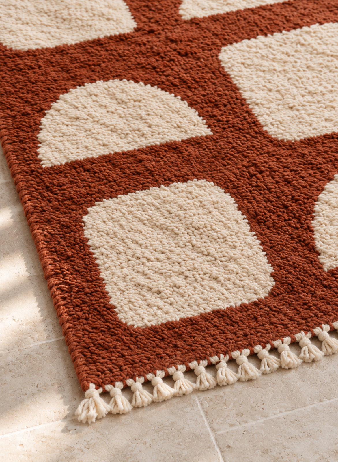 Fringe of Beni Ourain rug model BWO-11