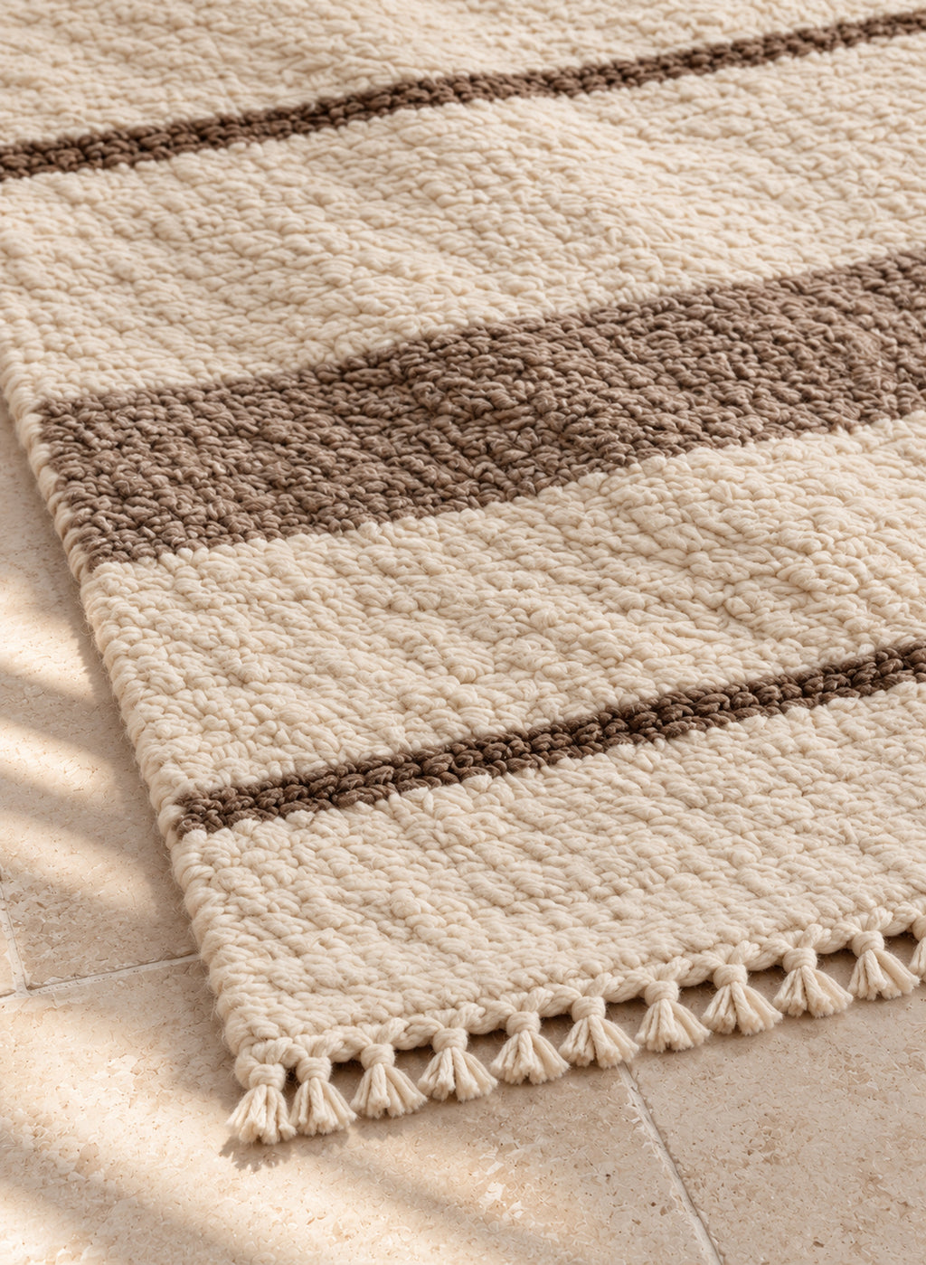 Fringe of Beni Ourain rug model BWO-13