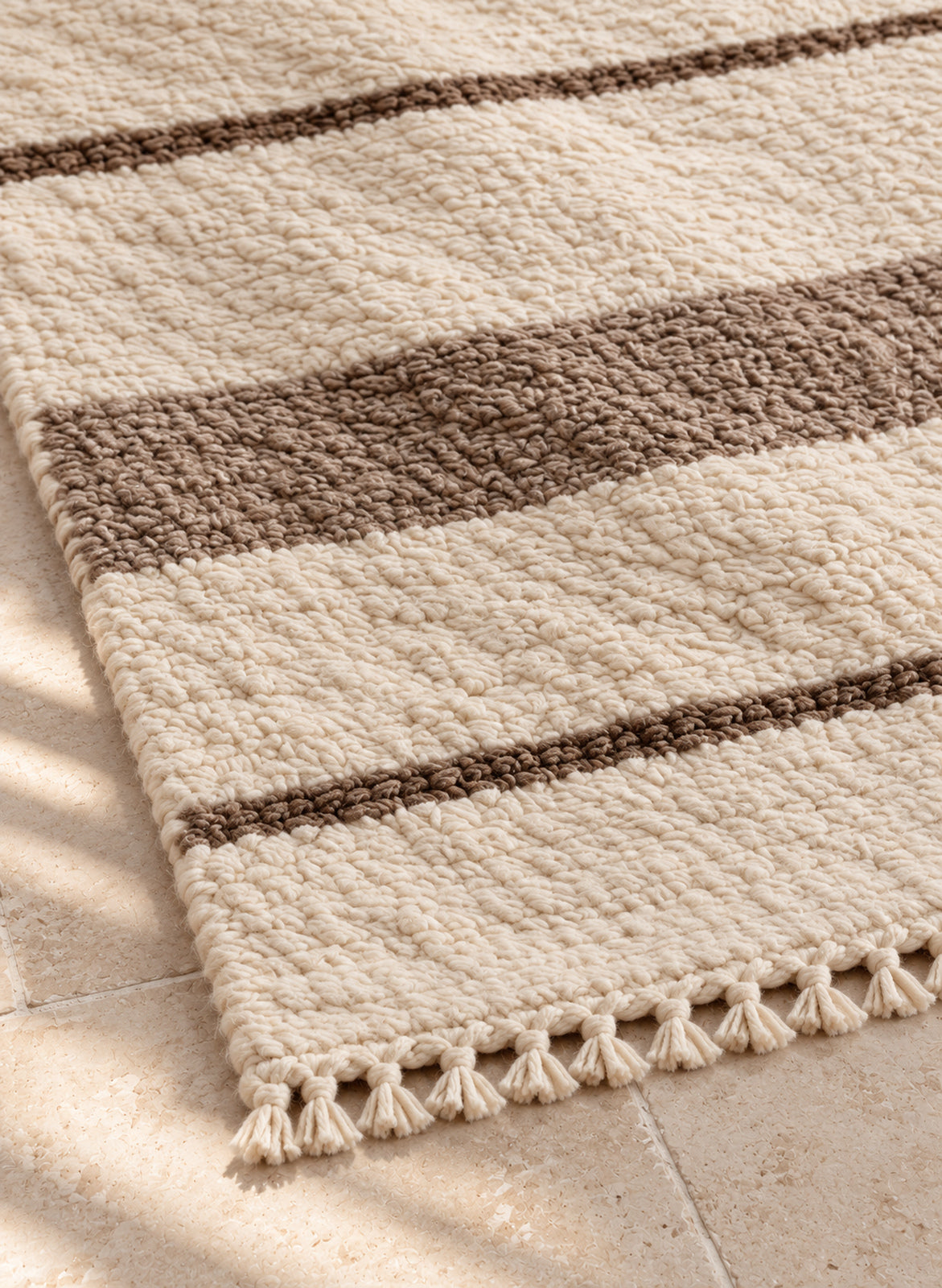 Fringe of Beni Ourain rug model BWO-13