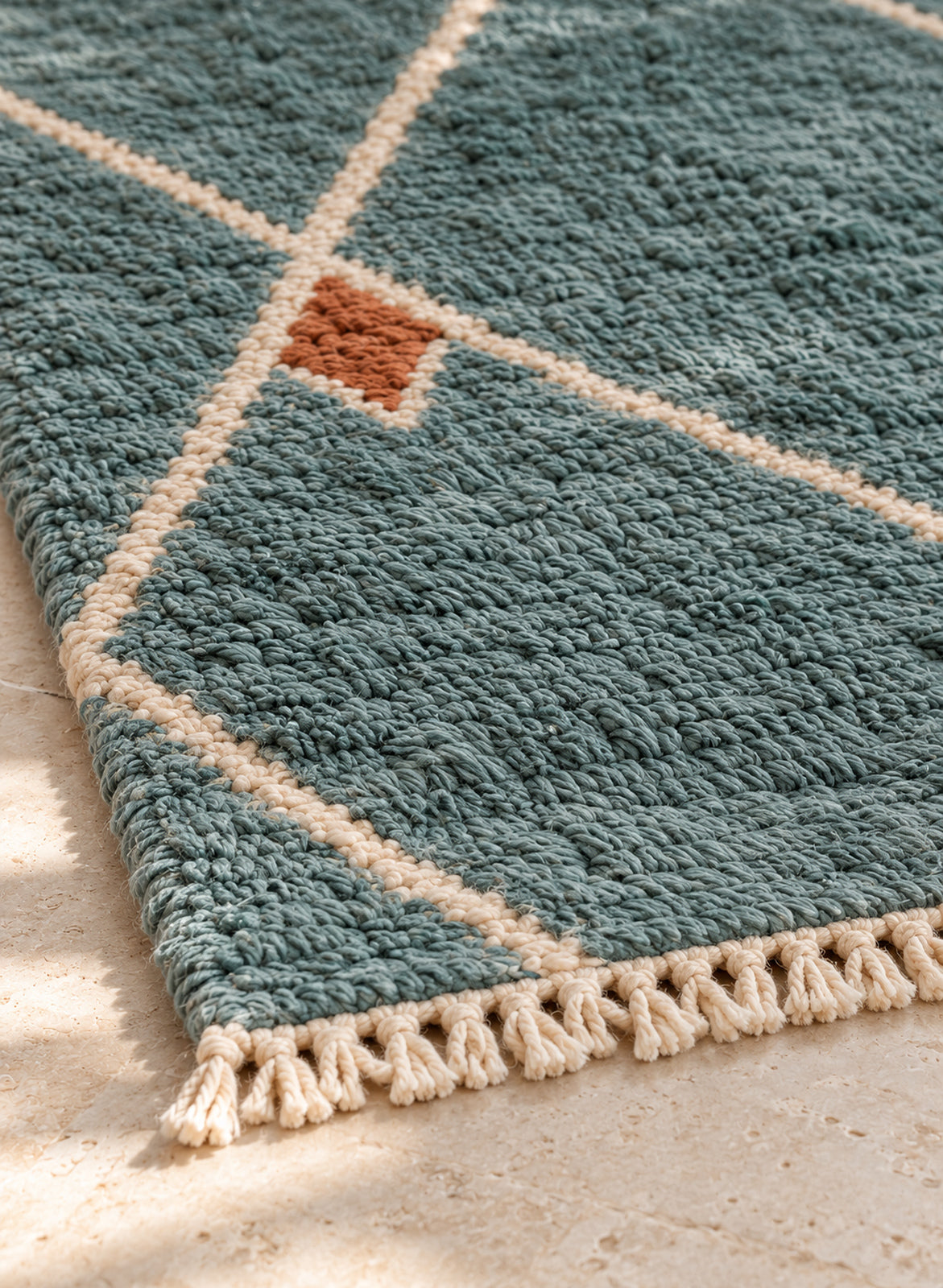 Fringe of Beni Ourain rug model BWO-20