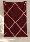Handmade Beni Ourain rug model BWO-22, full view