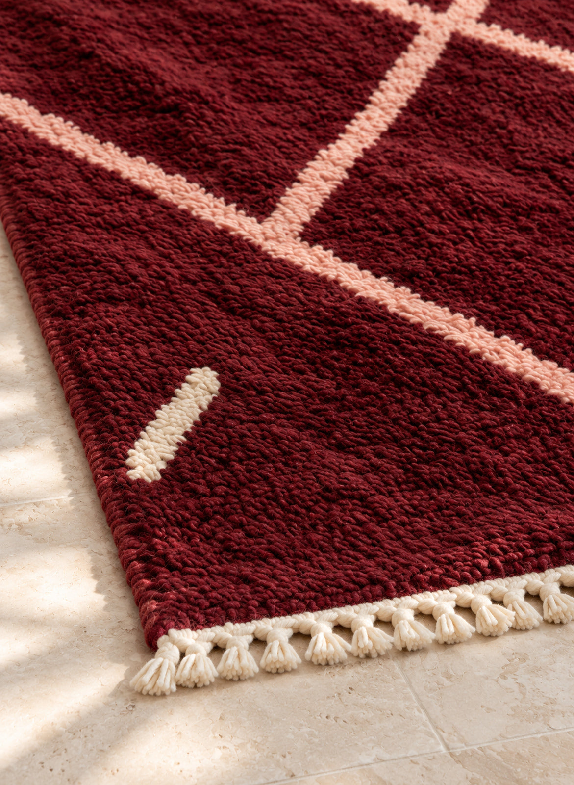 Fringe of Beni Ourain rug model BWO-22