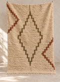 Handmade Beni Ourain rug model BWO-23, full view