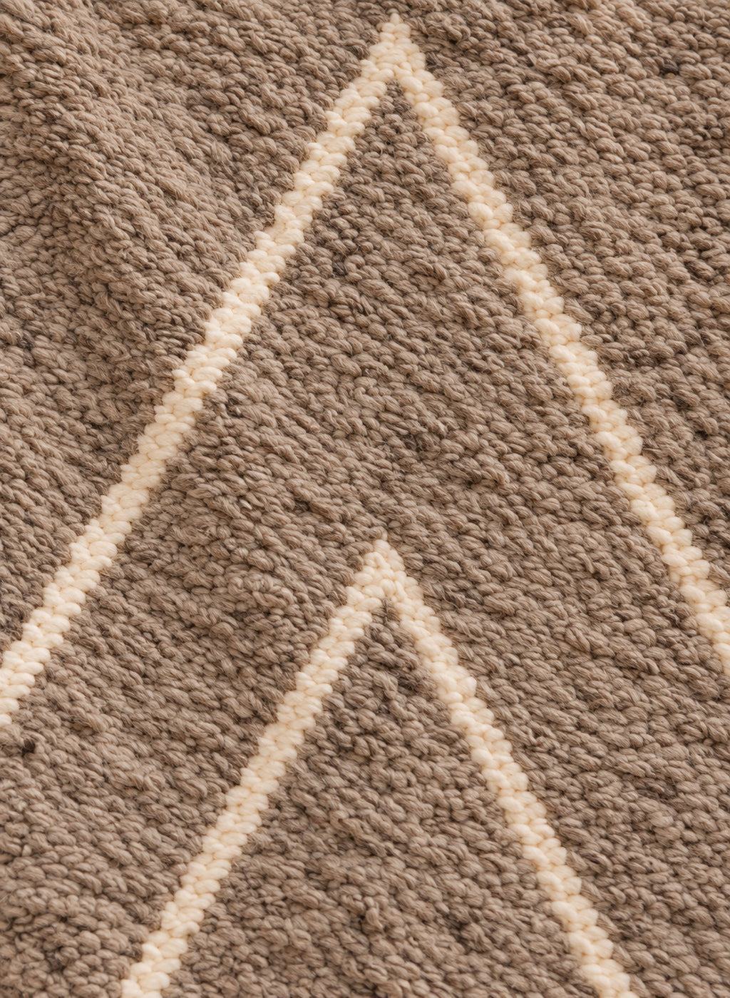 Wool texture of Beni Ourain rug model BWO-26