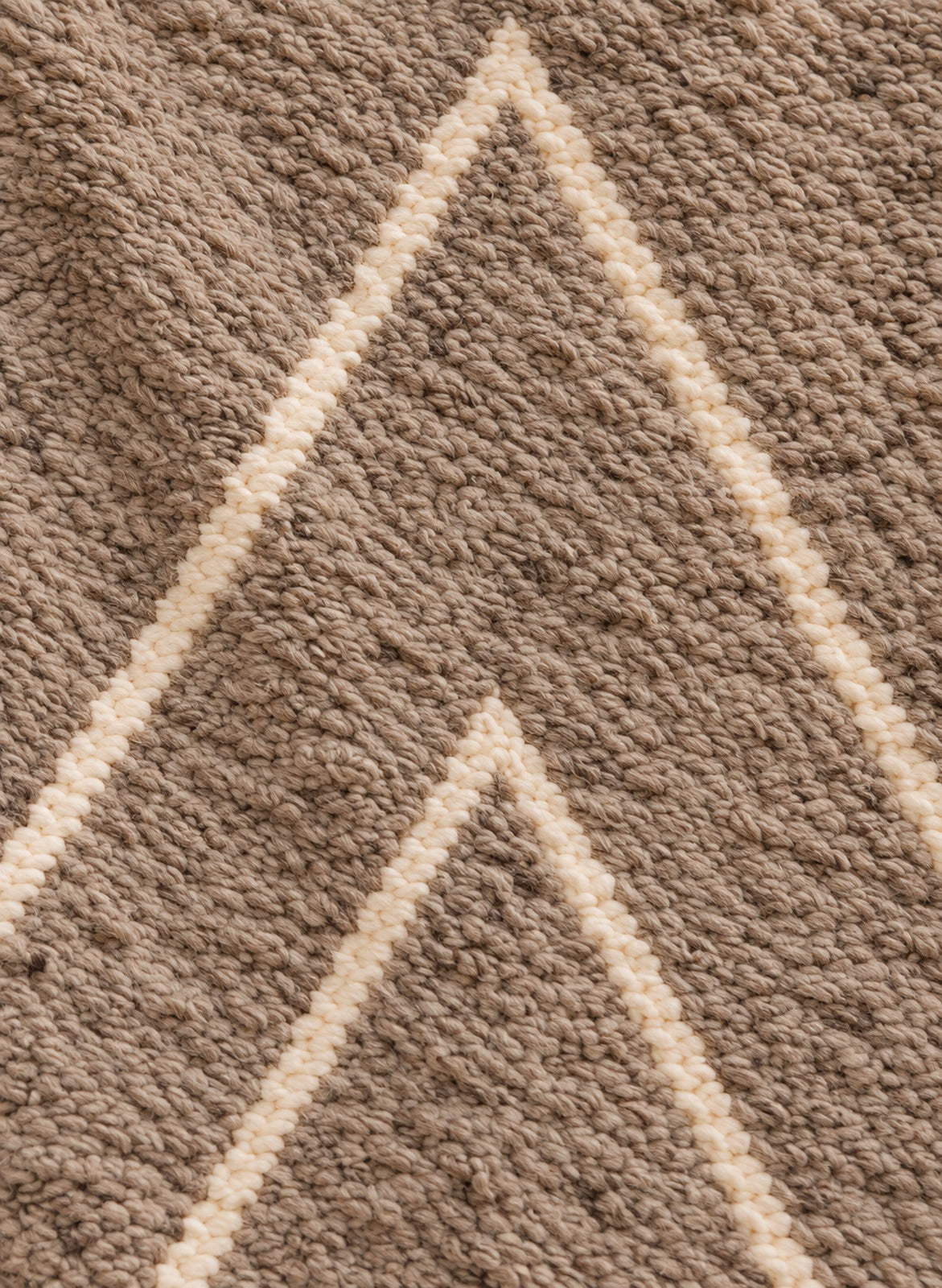 Wool texture of Beni Ourain rug model BWO-26