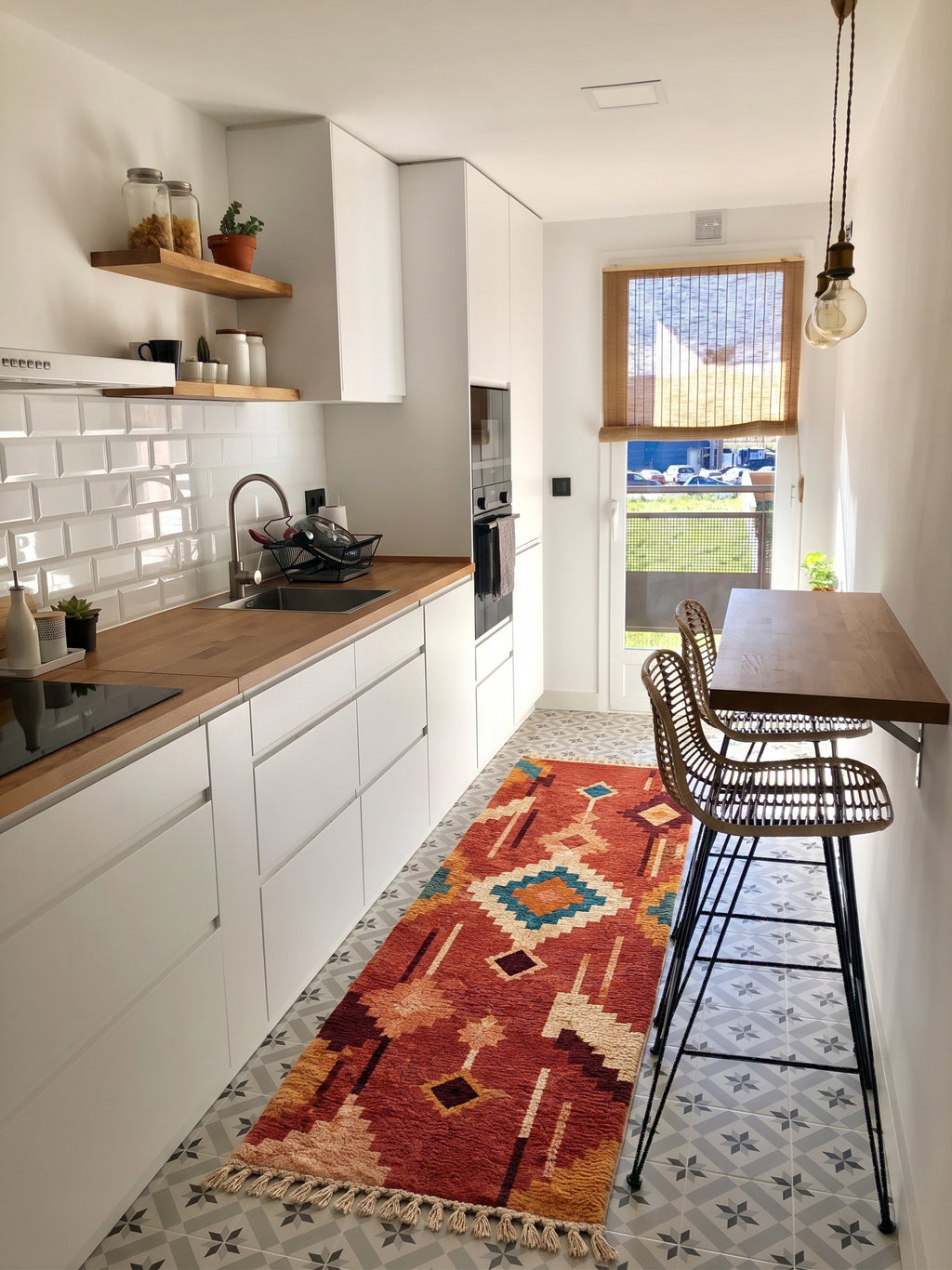 Boujaad runner in a kitchen