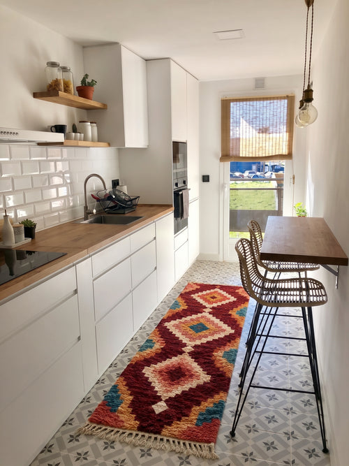 Boujaad runner in a kitchen