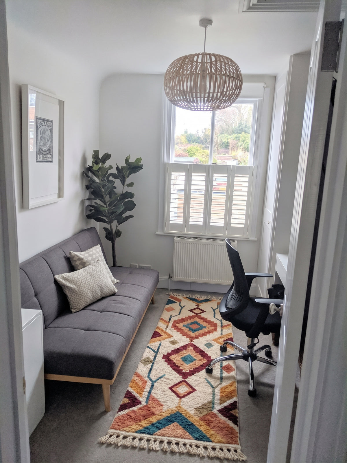 Boujaad runner in a home office