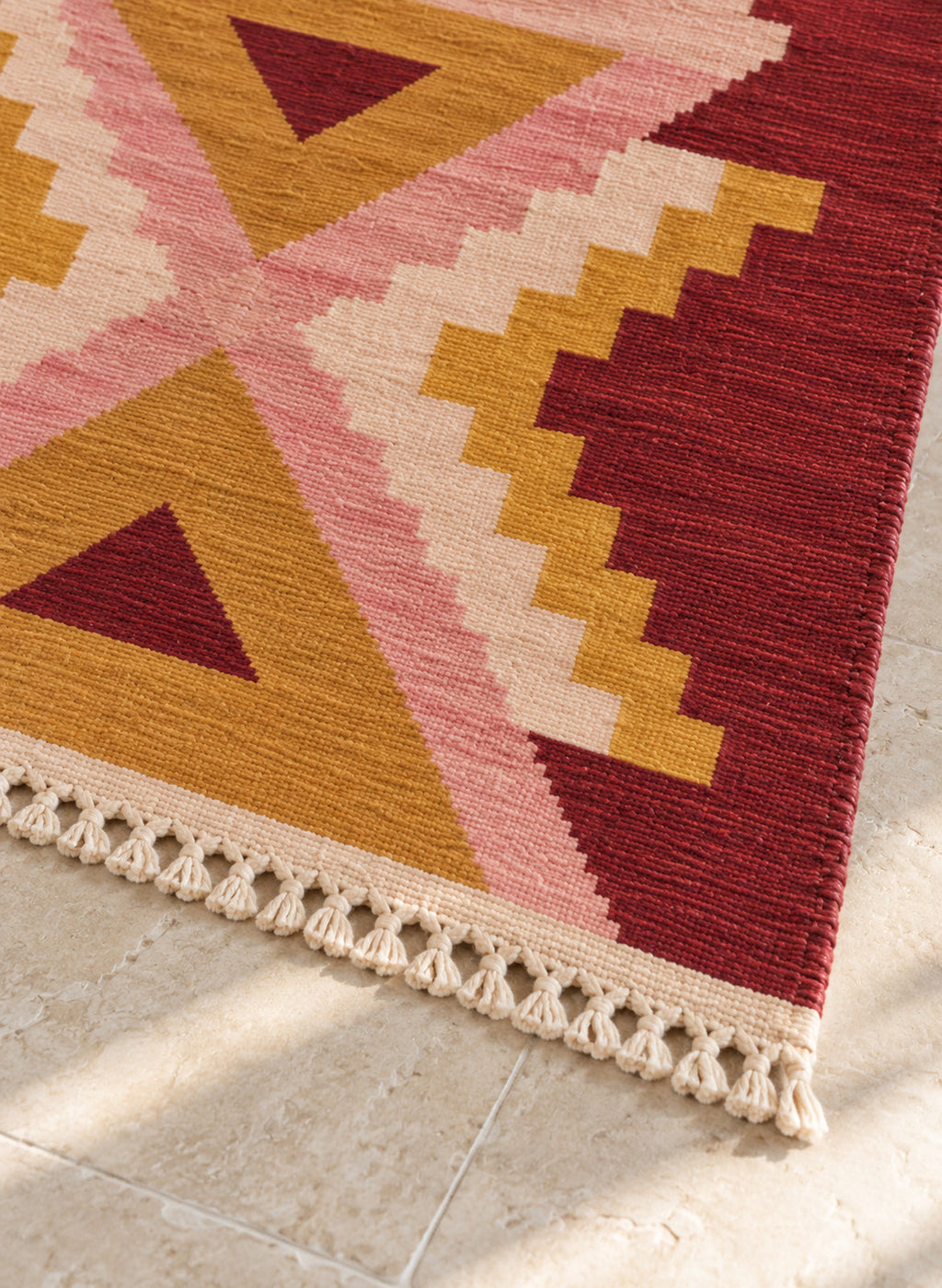 Fringe detail of the Tala kilim