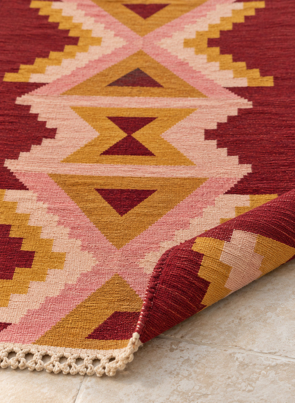 Folded corner of the Tala kilim