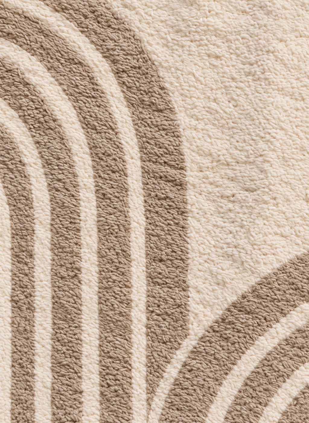 Close-up of the wool texture of Mrirt rug model 01
