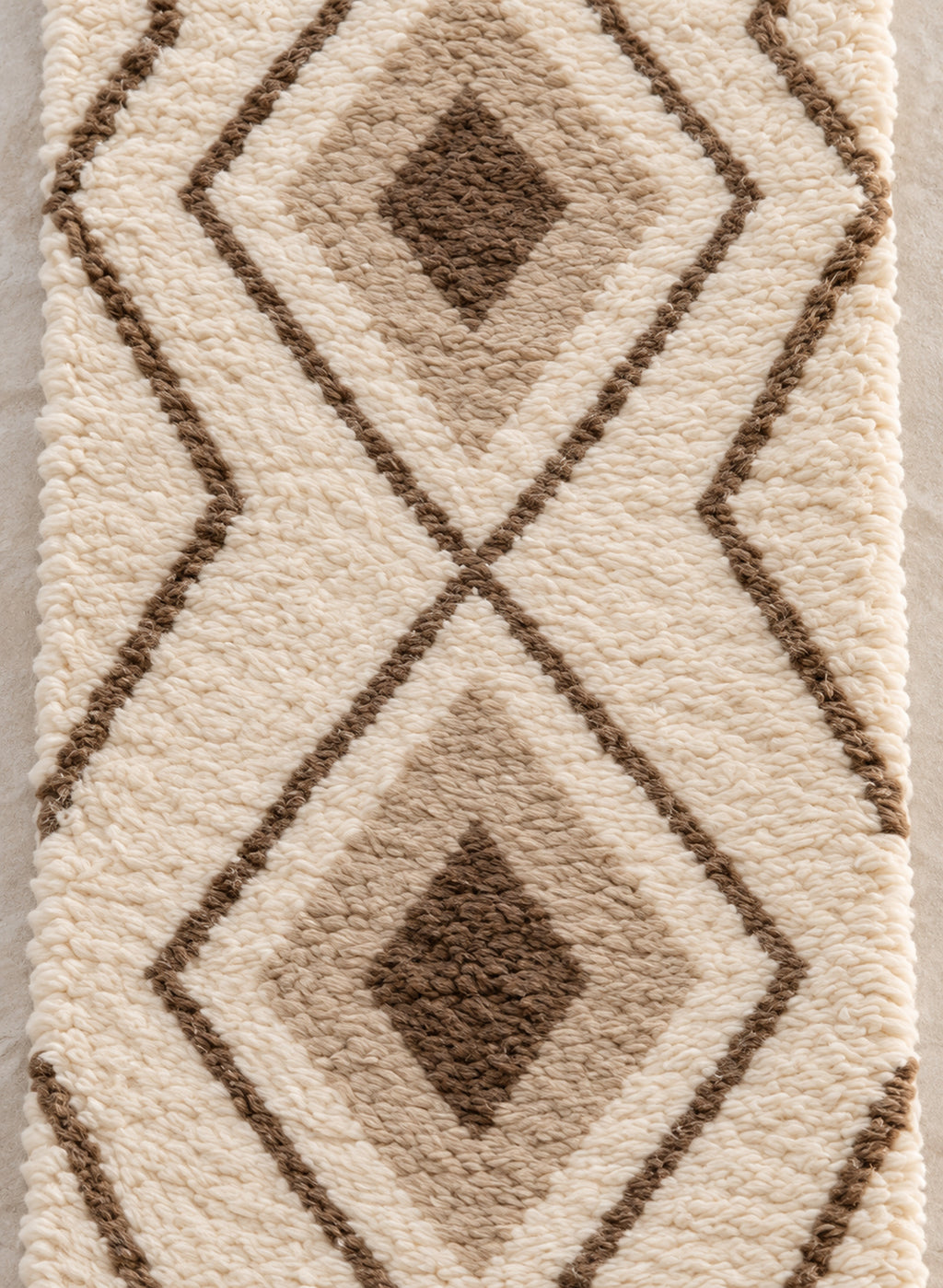 Wool texture detail of the Mrirt runner