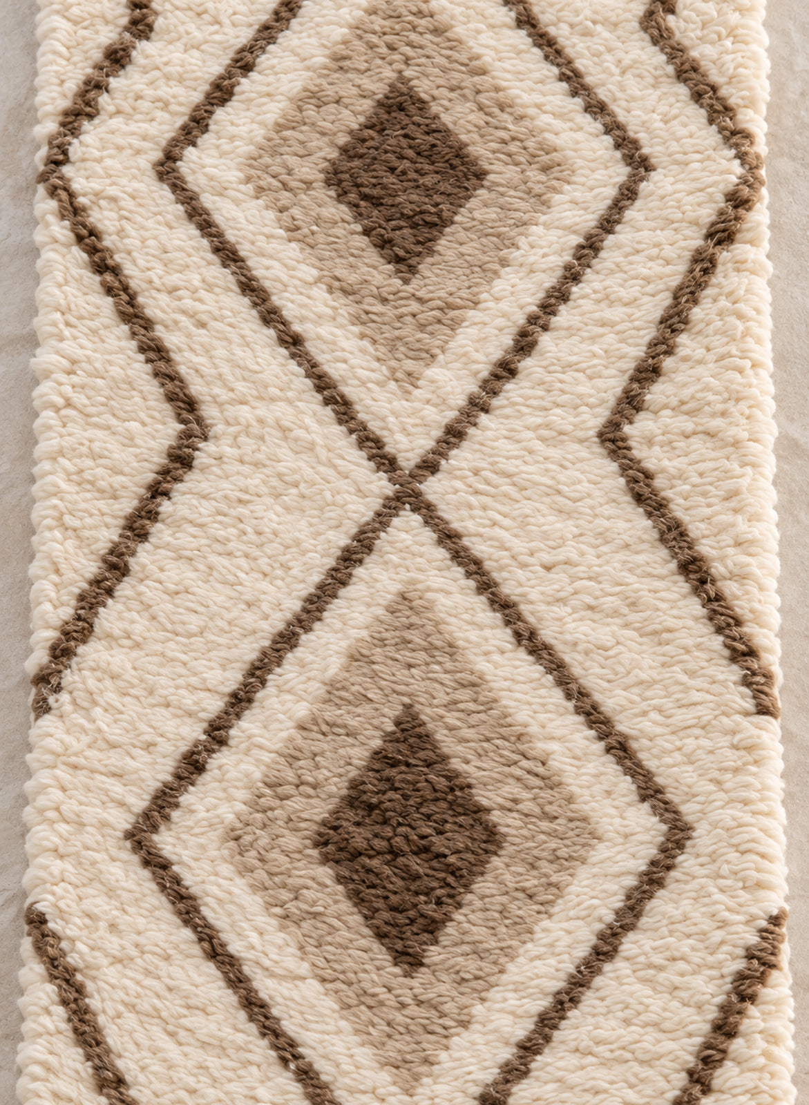 Wool texture detail of the Mrirt runner