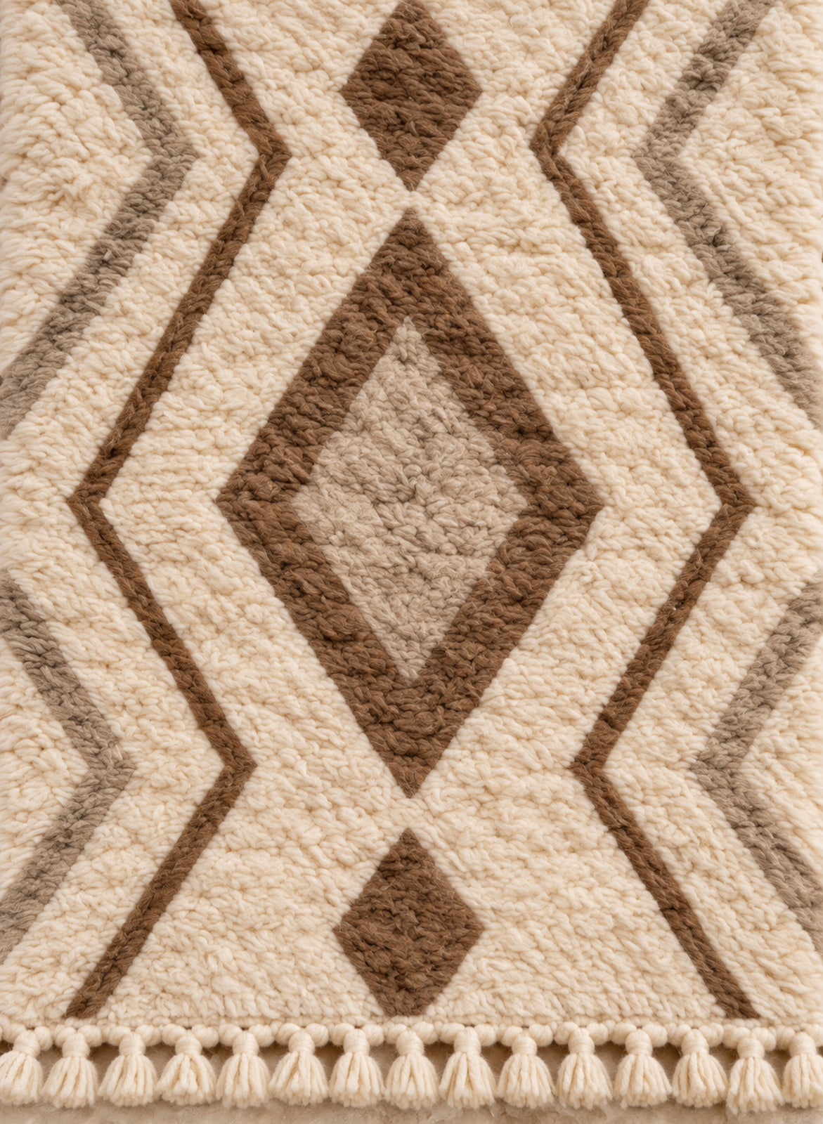 Wool texture detail of the Mrirt runner
