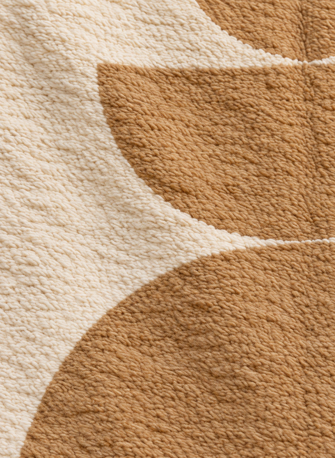 Close-up of the wool texture of Mrirt rug model 06