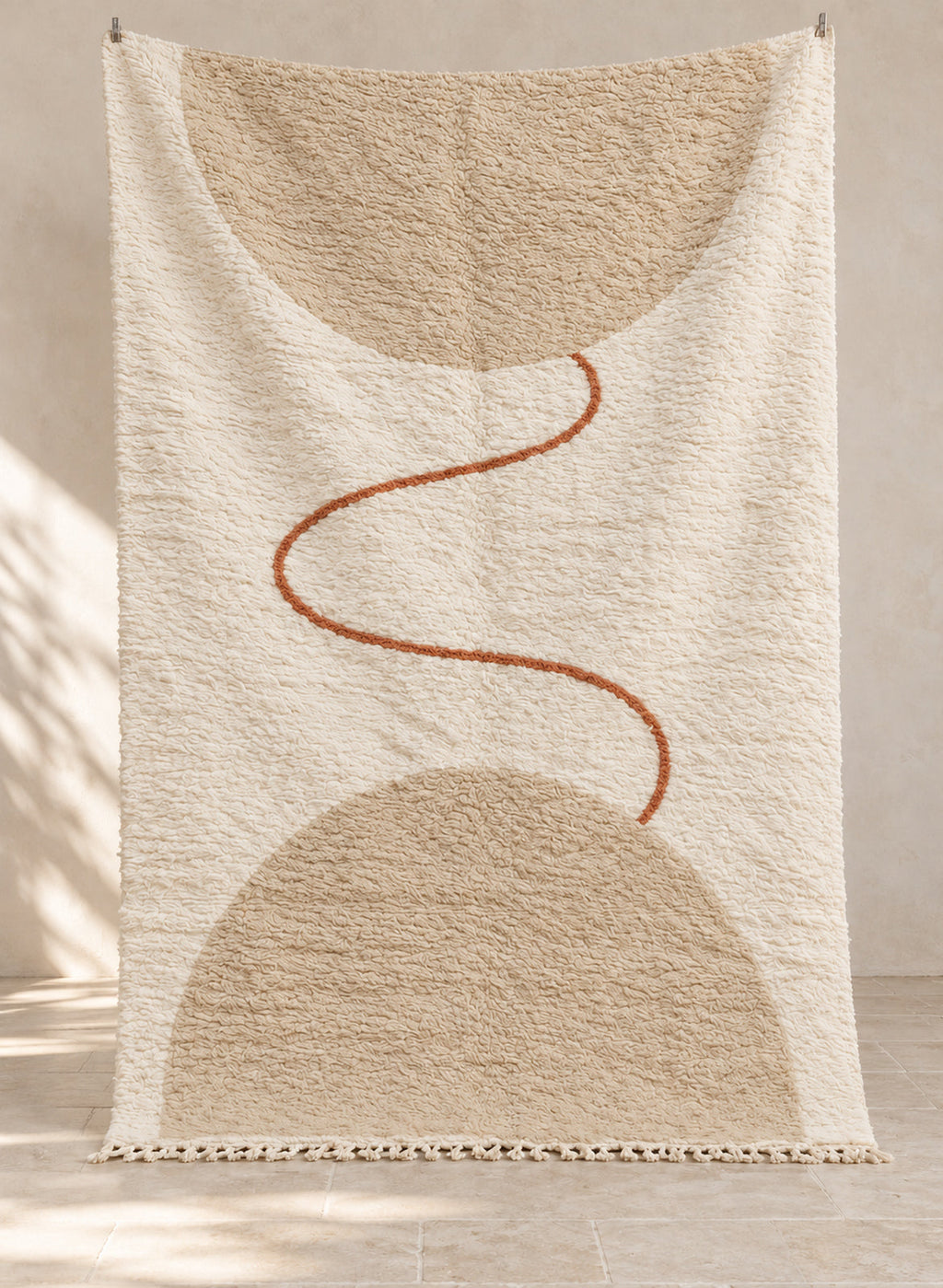 Handmade Mrirt rug model 09, full view