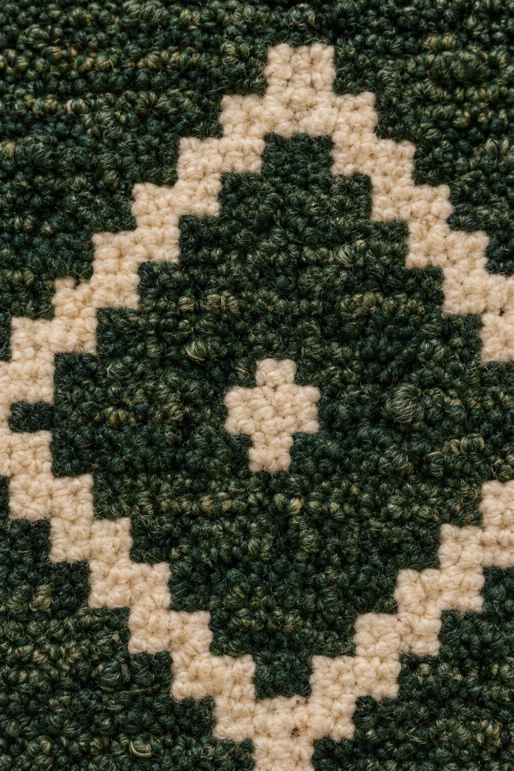 Wool texture of Beni Ourain runner model TF-03