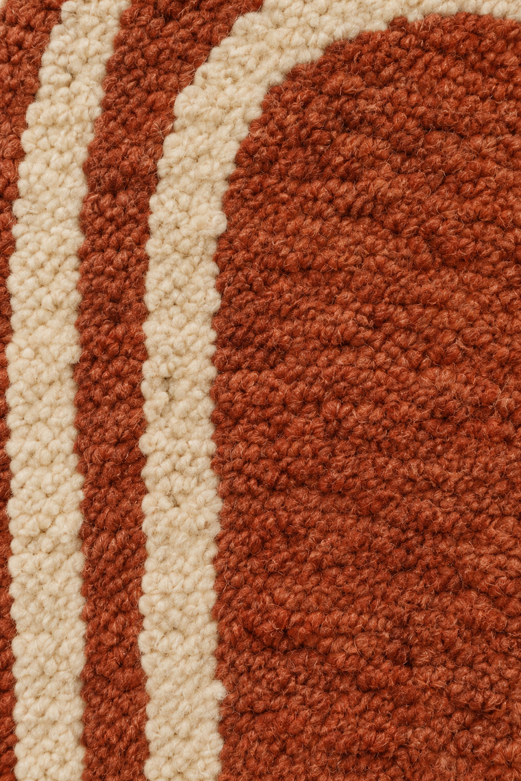 Wool texture of Beni Ourain arch rug model TF-04