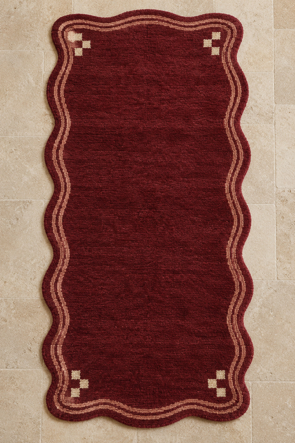 Handmade Beni Ourain rug model TF-05, full view