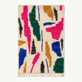Tapis Boujaad contemporain aux couleurs éclatantes